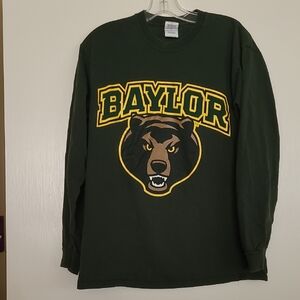 Baylor Bears Green Long Sleeve Shirt,  Medium